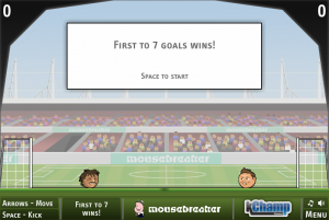 משימה בשלב השני במשחק כדורגל ראשים