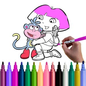 דורה דפי צביעה
