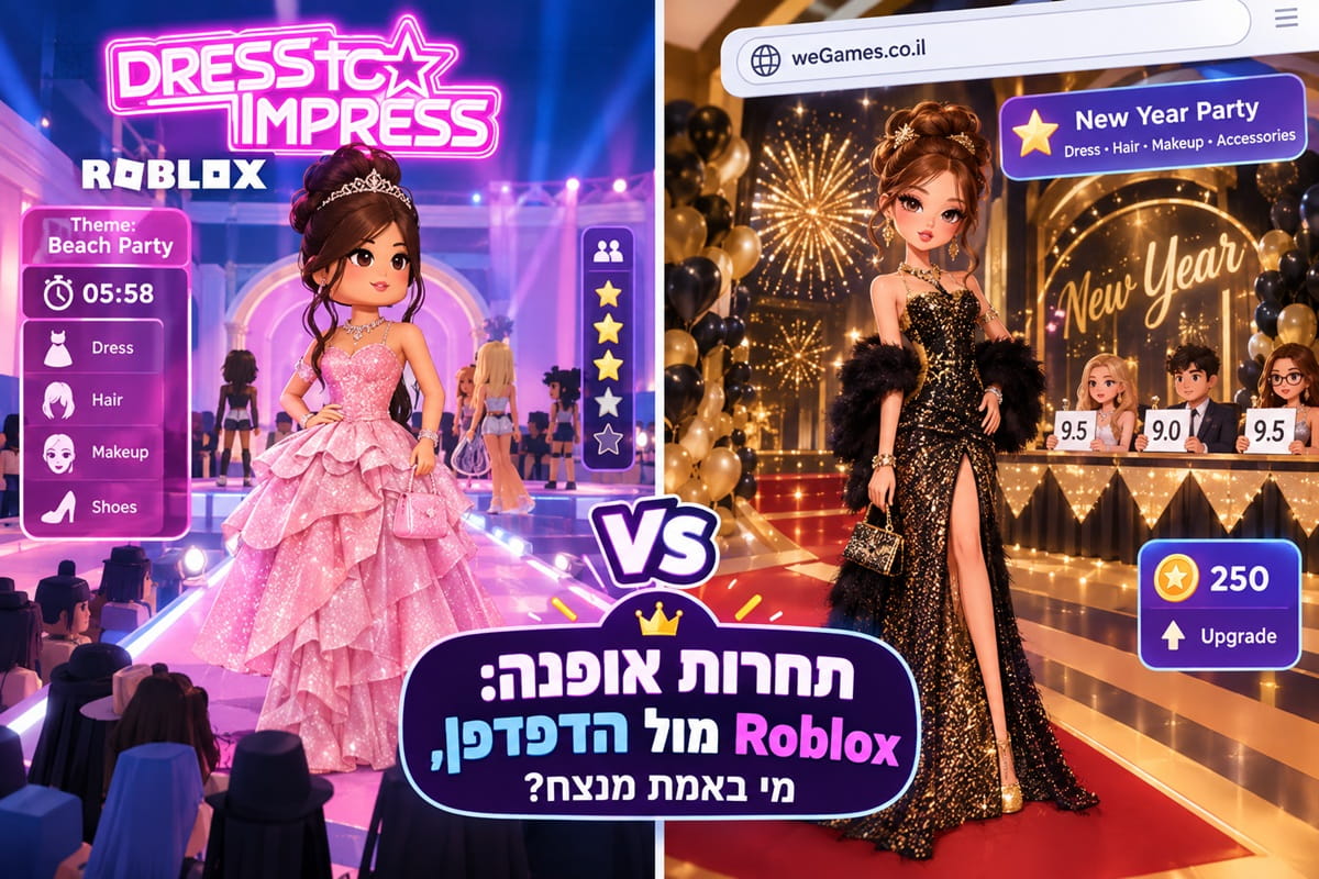 תחרות אופנה: Roblox מול הדפדפן, מי מנצח? תחרות אופנה: Roblox מול הדפדפן, מי מנצח?