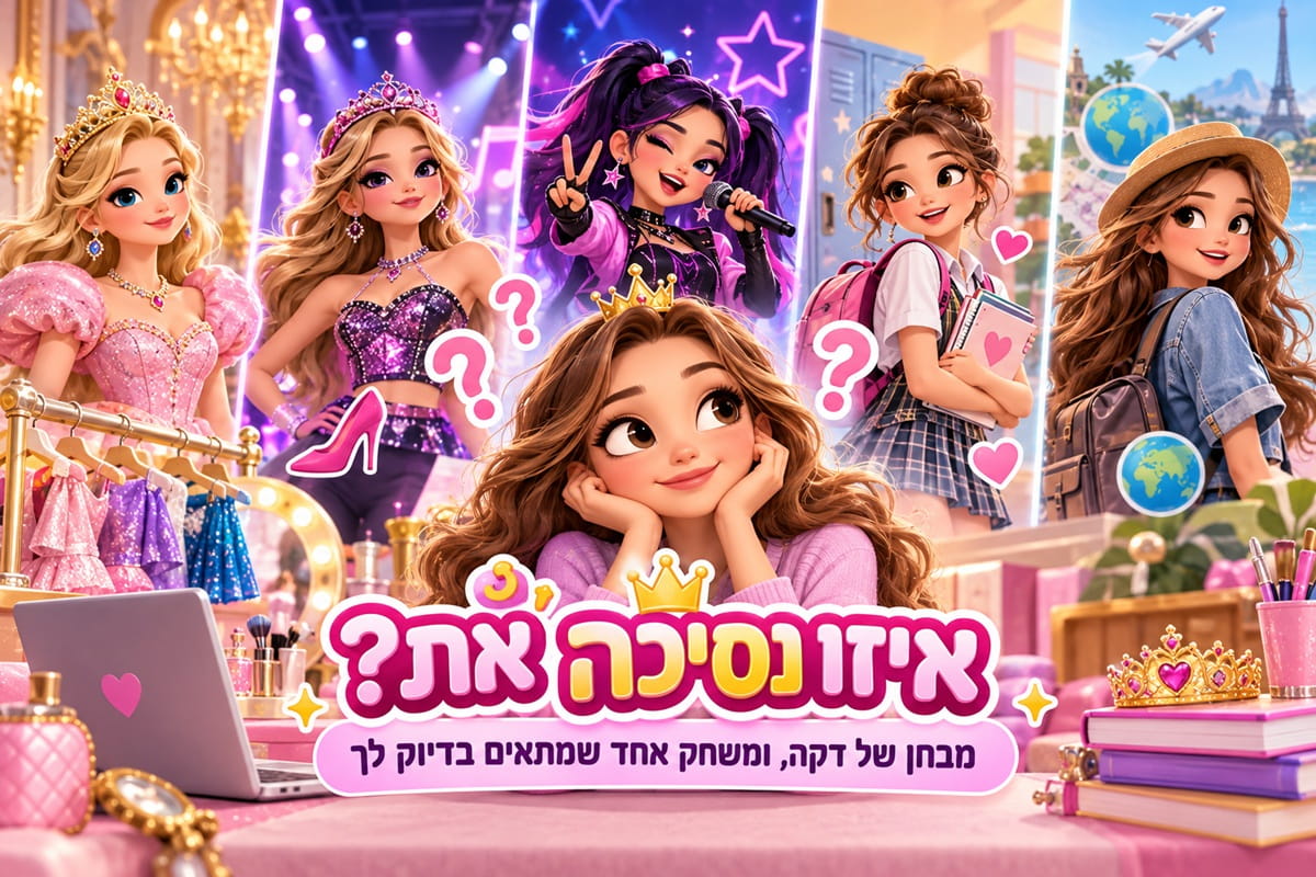 איזו נסיכה את? מבחן של דקה, ומשחק אחד שמתאים בדיוק לך